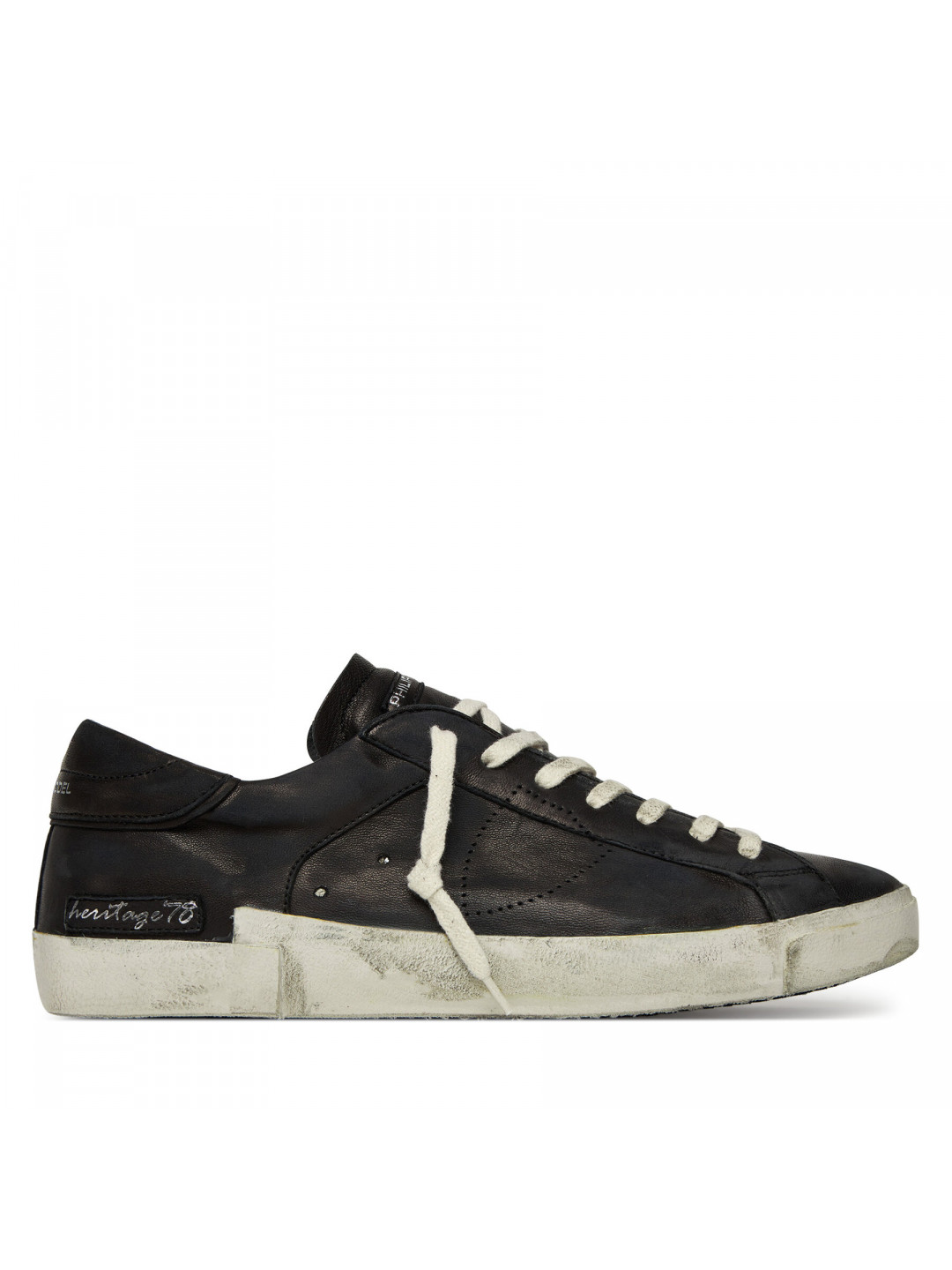 Sneakersy Philippe Model Vintage 78 A006934 PRLU HE02 Černá